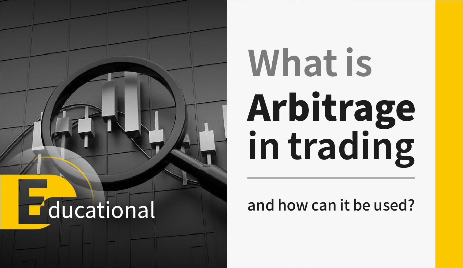 What is arbitrage in trading and how can it be used?