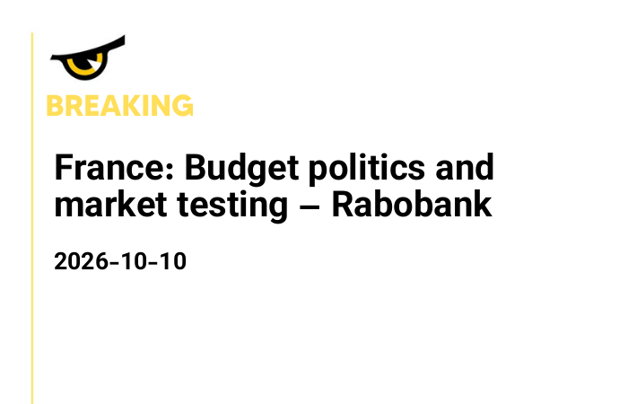 France: Budget politics and market testing – Rabobank