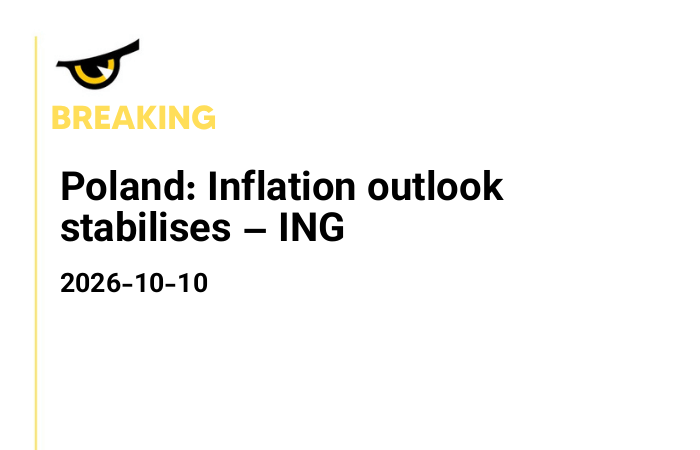 Poland: Inflation outlook stabilises – ING